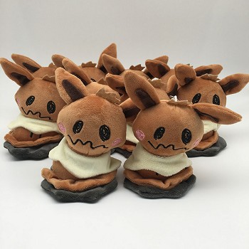 5inches Pokemon Eevee anime plush dolls set(10pcs a set)