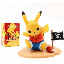 Pokemon pikachu cos one piece luffy figure