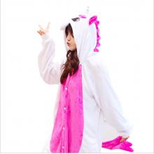 Cartton animal Unicorn flano bpyjama dress hoodie