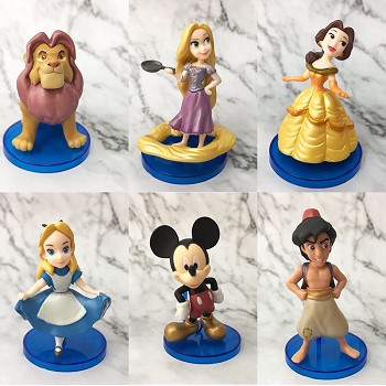 Disney Princess figures set(6pcs a set)