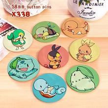 Pokemon anime brooches pins set(8pcs a set)