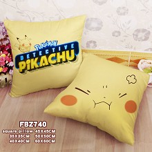 Pokemon Detective Pikachu movie two-sided pillow
