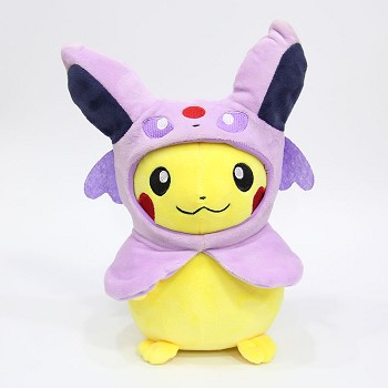 12inches Pokemon Pikachu cos Espeon anime plush doll