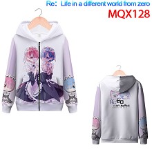 Re:Life in a different world from zero anime long sleeve hoodie cloth
