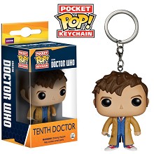 Funko POP Doctor Who TENTH DOCTOR figure doll key chain