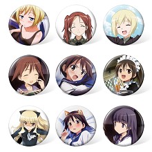 Strike Witches anime brooches pins set(9pcs a set)