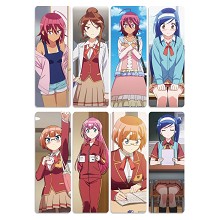 Nekomoe kissaten anime pvc bookmarks set(5set)