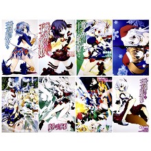 Lord Marksman and Vanadis anime posters(8pcs a set)