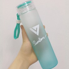 Seventeen star color glass cup