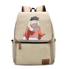 One Piece Luffy anime canvas backpack bag