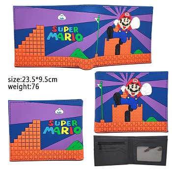 Super Mario Nintendo game silicone wallet