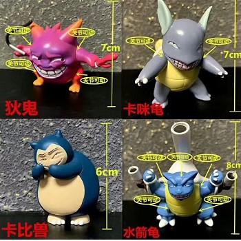 Pokemon anime figures set(4pcs a set)