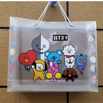  BTS BT21 star gift bag shopping bag handbag 