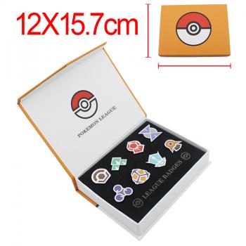 Pokemon brooch pins set(8pcs a set)