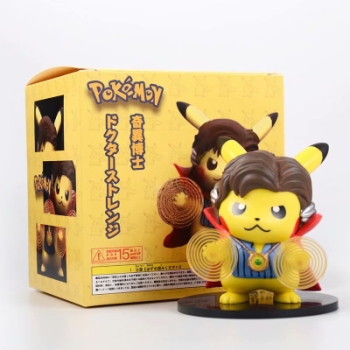 Pokemon pikachu cos Doctor Strange anime figure