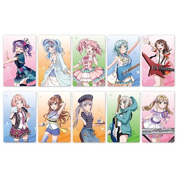 BanG Dream anime stickers set(5set)