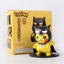 Pokemon pikachu cos Black Panther anime figure