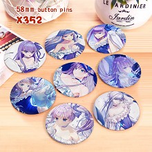 Fate grand order anime brooches pins set(8pcs a se...