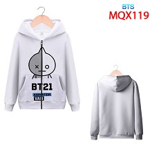 BTS star long sleeve hoodie cloth