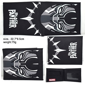 Black Panther silicone wallet
