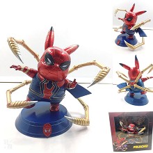 Pokemon pikachu cos Iron spider figure