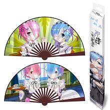 10inches Re:Life in a different world from zero anime silk cloth fans