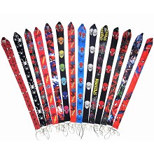 Spider Man neck strap Lanyards for keys ID card gy...