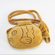 Taiyaki fish plush satchel shoulder bag