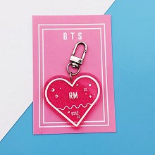 BTS RM star acrylic key chain