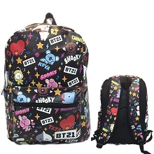 BTS BT21 star backpack bag