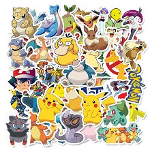Pokemon anime waterproof stickers set(50pcs a set)