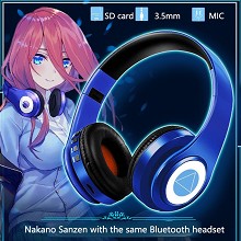 The Quintessential Quintuplets anime wireless bluetooth headset headphones