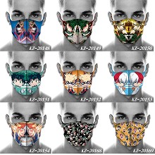 My Hero Academy anime trendy mask printed wash mas...