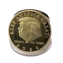 President Donald Trump Commemorative Coin Collect Badge Lucky Coin Decision Coin