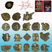 Detective conan 18th anime brooch pins(18pcs a set)