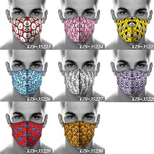 BTS BT21 star trendy mask printed wash mask