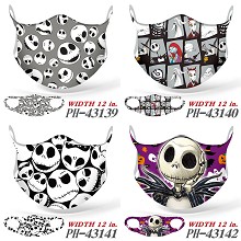 The Nightmare Before Christmas trendy mask printed...