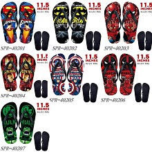 The Avengers flip flops shoes slippers a pair