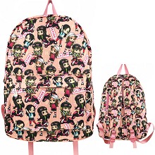 PINK BACK star backpack bag