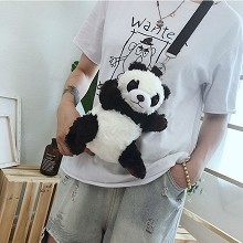 The panda anime plush satchel shoulder bag