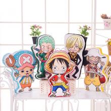 50cm 3D One Piece luffy sanji zoro chopper usopp anime cushion plush pillow
