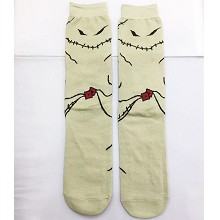  The Nightmare Before Christmas anime cotton long socks a pair 