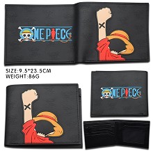 One piece anime silicon wallet