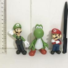 Super Mario anime figures set(3pcs a set)(OPP bag)