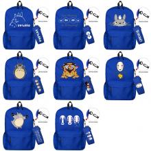 Totoro anime backpack bag + pen bag