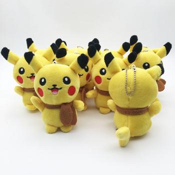 5inches Pokemon Pikachu plush dolls set(10pcs a set)