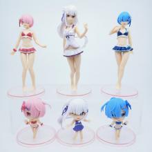 Re:Life in a different world from zero rem ram figures set(6pcs a set)(OPP bag)