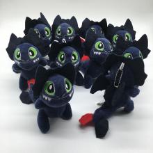 9inches How to Train Your Dragon anime plush dolls set(10pcs a set)