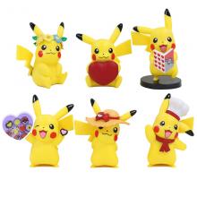 Pokemon Pikachu anime figures set(6pcs a set)(OPP ...