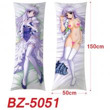 Brighter than dawning blue two-sided long pillow adult body pillow 50*150CM